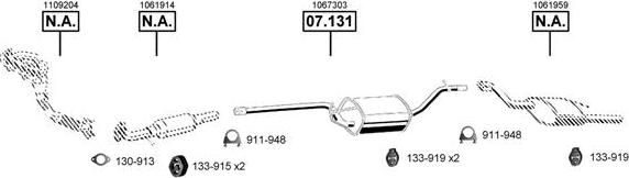 Asmet FO072500 - Система випуску ОГ autocars.com.ua