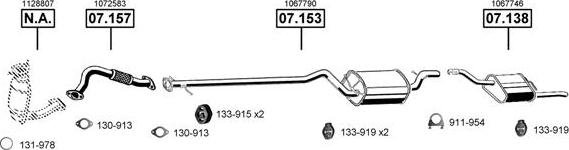 Asmet FO072600 - Система випуску ОГ autocars.com.ua