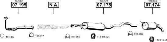 Asmet FO073115 - Система выпуска ОГ avtokuzovplus.com.ua