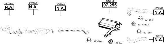 Asmet FO073425 - Система випуску ОГ autocars.com.ua