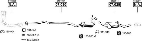 Asmet FO074010 - Система випуску ОГ autocars.com.ua