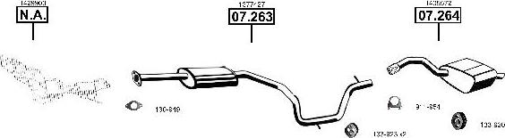 Asmet FO074320 - Система випуску ОГ autocars.com.ua