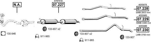 Asmet FO075170 - Система випуску ОГ autocars.com.ua