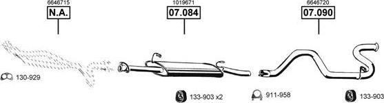 Asmet FO075225 - Система випуску ОГ autocars.com.ua