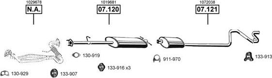 Asmet FO075510 - Система випуску ОГ autocars.com.ua