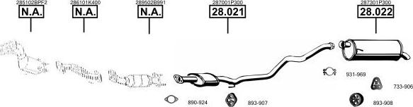 Asmet HY151220 - Система випуску ОГ autocars.com.ua