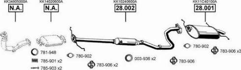 Asmet KI280300 - Система выпуска ОГ autodnr.net