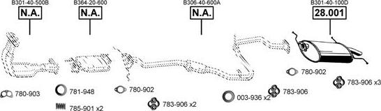 Asmet MA110605 - Система випуску ОГ autocars.com.ua