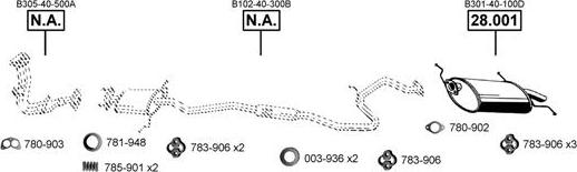 Asmet MA110615 - Система випуску ОГ autocars.com.ua