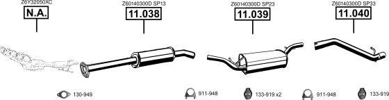 Asmet MA110767 - Система випуску ОГ autocars.com.ua