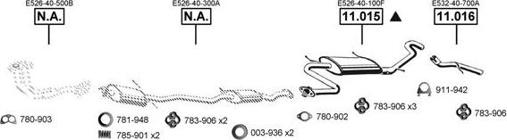 Asmet MA110800 - Система випуску ОГ autocars.com.ua