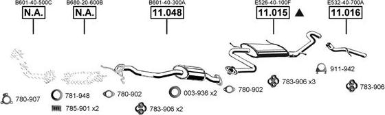 Asmet MA110935 - Система випуску ОГ autocars.com.ua
