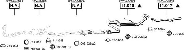 Asmet MA111160 - Система випуску ОГ autocars.com.ua