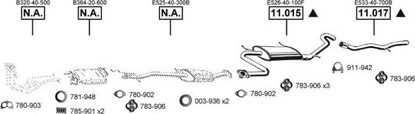 Asmet MA111190 - Система випуску ОГ autocars.com.ua