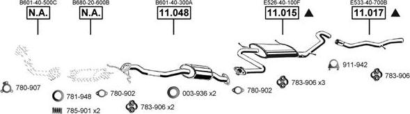 Asmet MA111310 - Система випуску ОГ autocars.com.ua