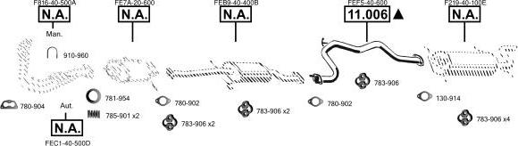 Asmet MA112160 - Система випуску ОГ autocars.com.ua