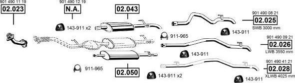 Asmet ME012421 - Система випуску ОГ autocars.com.ua