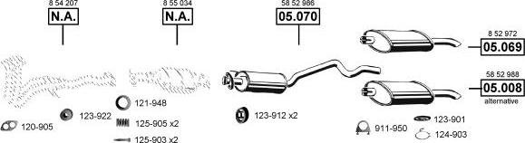 Asmet OP050610 - Система випуску ОГ autocars.com.ua
