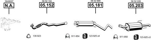 Asmet OP051482 - Система випуску ОГ autocars.com.ua