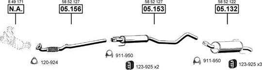 Asmet OP052505 - Система выпуска ОГ avtokuzovplus.com.ua