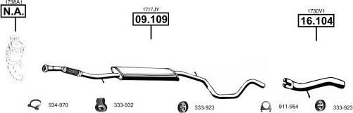 Asmet PE080270 - Система випуску ОГ autocars.com.ua