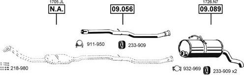 Asmet PE080710 - Система випуску ОГ autocars.com.ua