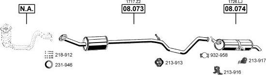 Asmet PE082800 - Система випуску ОГ autocars.com.ua