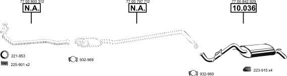 Asmet RE100210 - Система випуску ОГ autocars.com.ua