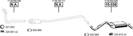Asmet RE100320 - Система випуску ОГ autocars.com.ua