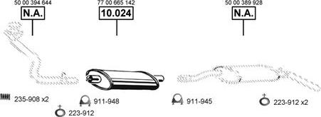 Asmet RE102120 - Система випуску ОГ autocars.com.ua