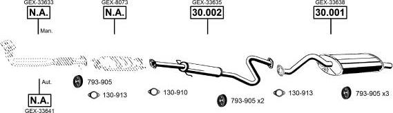 Asmet RO301500 - Система выпуска ОГ autodnr.net