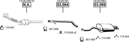 Asmet SE192120 - Система випуску ОГ autocars.com.ua