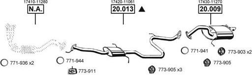 Asmet TO201500 - Система випуску ОГ autocars.com.ua