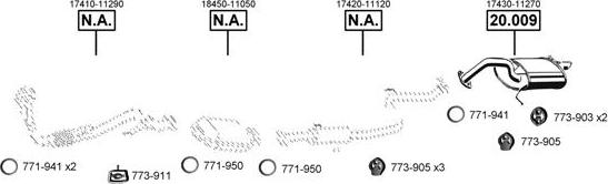 Asmet TO201520 - Система випуску ОГ autocars.com.ua