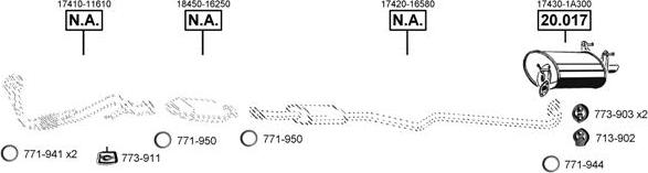 Asmet TO201530 - Система випуску ОГ autocars.com.ua