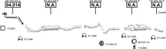 Asmet VA034150 - Система випуску ОГ autocars.com.ua
