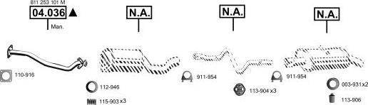 Asmet VA034160 - Система випуску ОГ autocars.com.ua