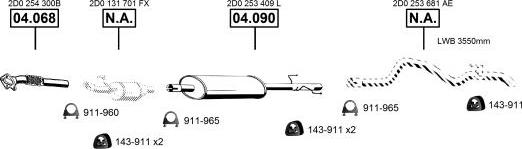 Asmet VA038080 - Система выпуска ОГ autodnr.net