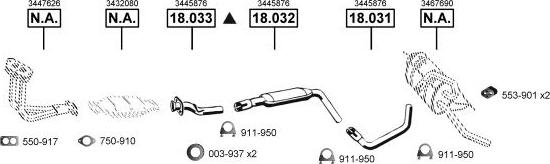Asmet VO184200 - Система випуску ОГ autocars.com.ua