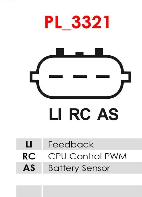 AS-PL A6080(DENSO) - Генератор avtokuzovplus.com.ua