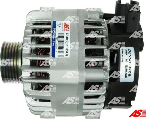 AS-PL A6386(DENSO) - Генератор avtokuzovplus.com.ua