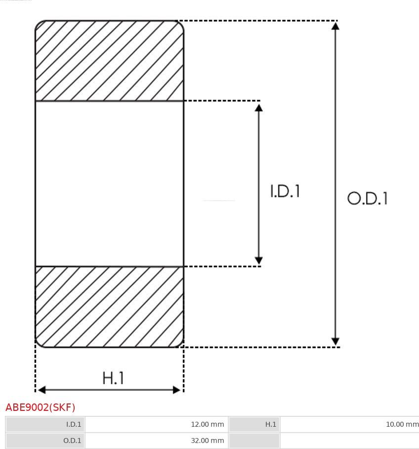 AS-PL ABE9002(SKF) - Підшипник autocars.com.ua