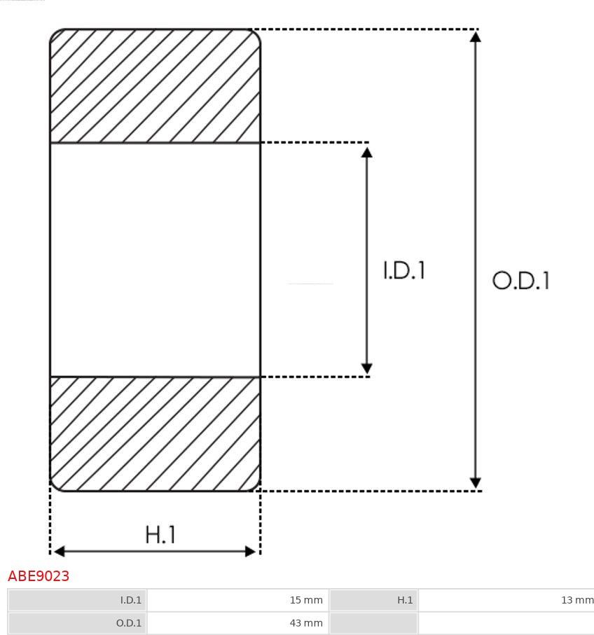 AS-PL ABE9023 - Підшипник autocars.com.ua