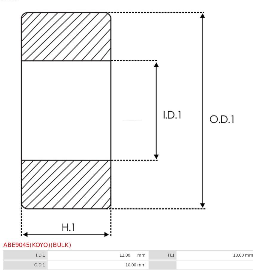 AS-PL ABE9045(KOYO)(BULK) - Подшипник avtokuzovplus.com.ua