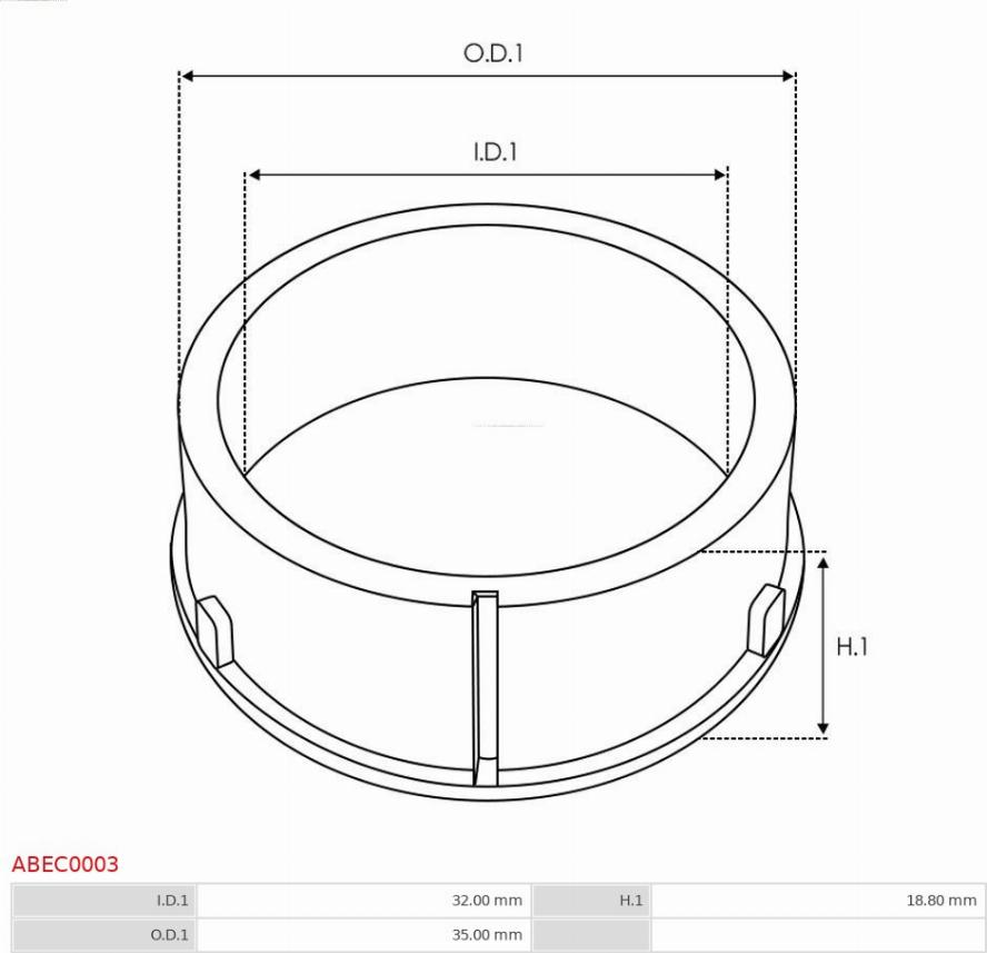 AS-PL ABEC0003 - Захисна кришка, генератор autocars.com.ua