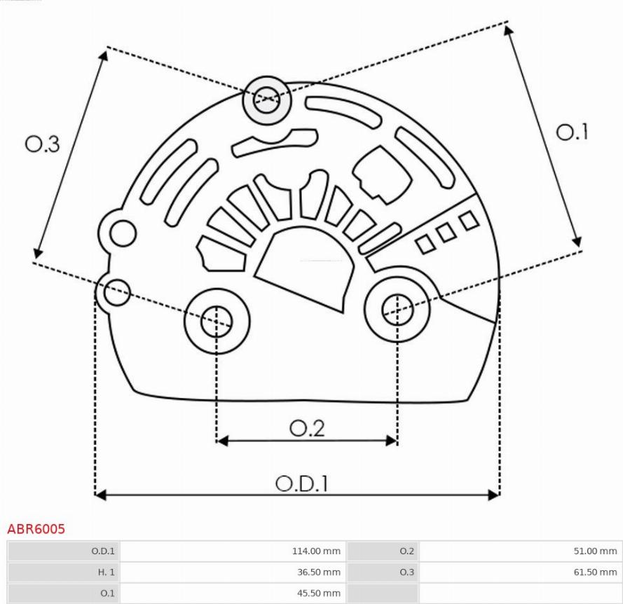 AS-PL ABR6005 - Защитная крышка, генератор avtokuzovplus.com.ua