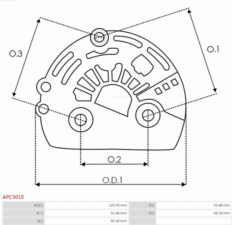 AS-PL APC3015 - Захисна кришка, генератор autocars.com.ua