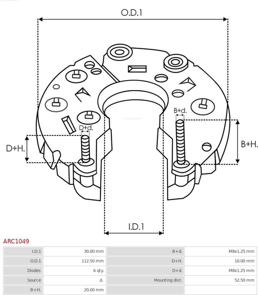 AS-PL ARC1049 -  autocars.com.ua