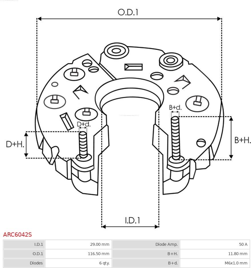 AS-PL ARC6042S - Выпрямитель, генератор autodnr.net