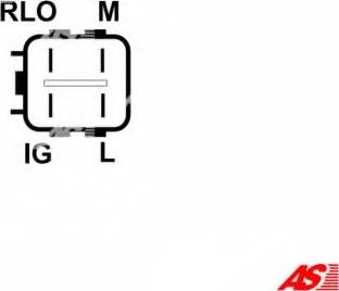 AS-PL ARE6052 - Регулятор напряжения, генератор autodnr.net